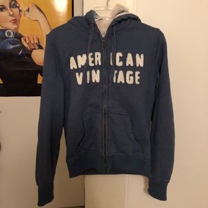 American Vintage wool zip-up